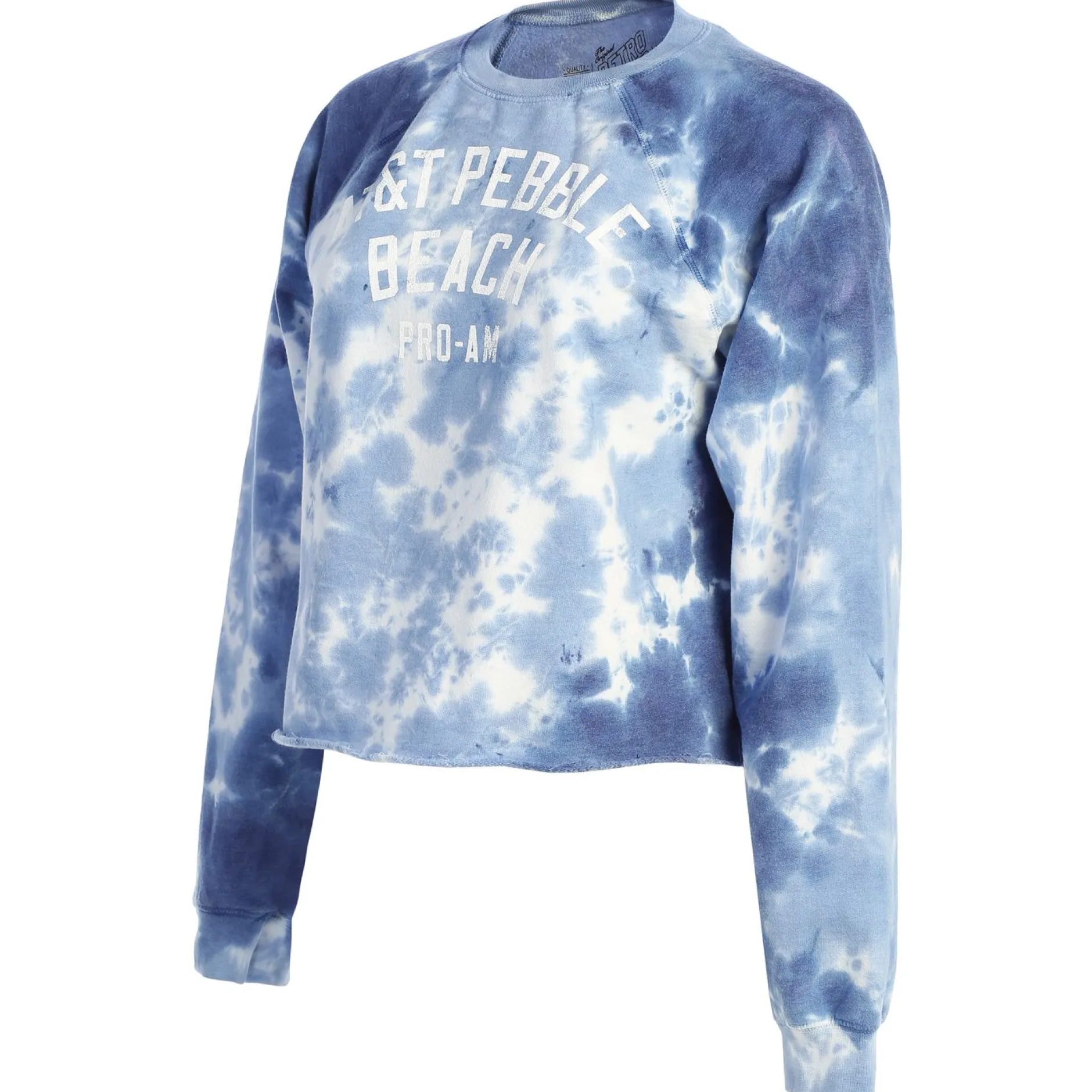 Pebble Beach At&T Pro Am Ladies Tie Dye Sweatshirt By Original Retro Brand