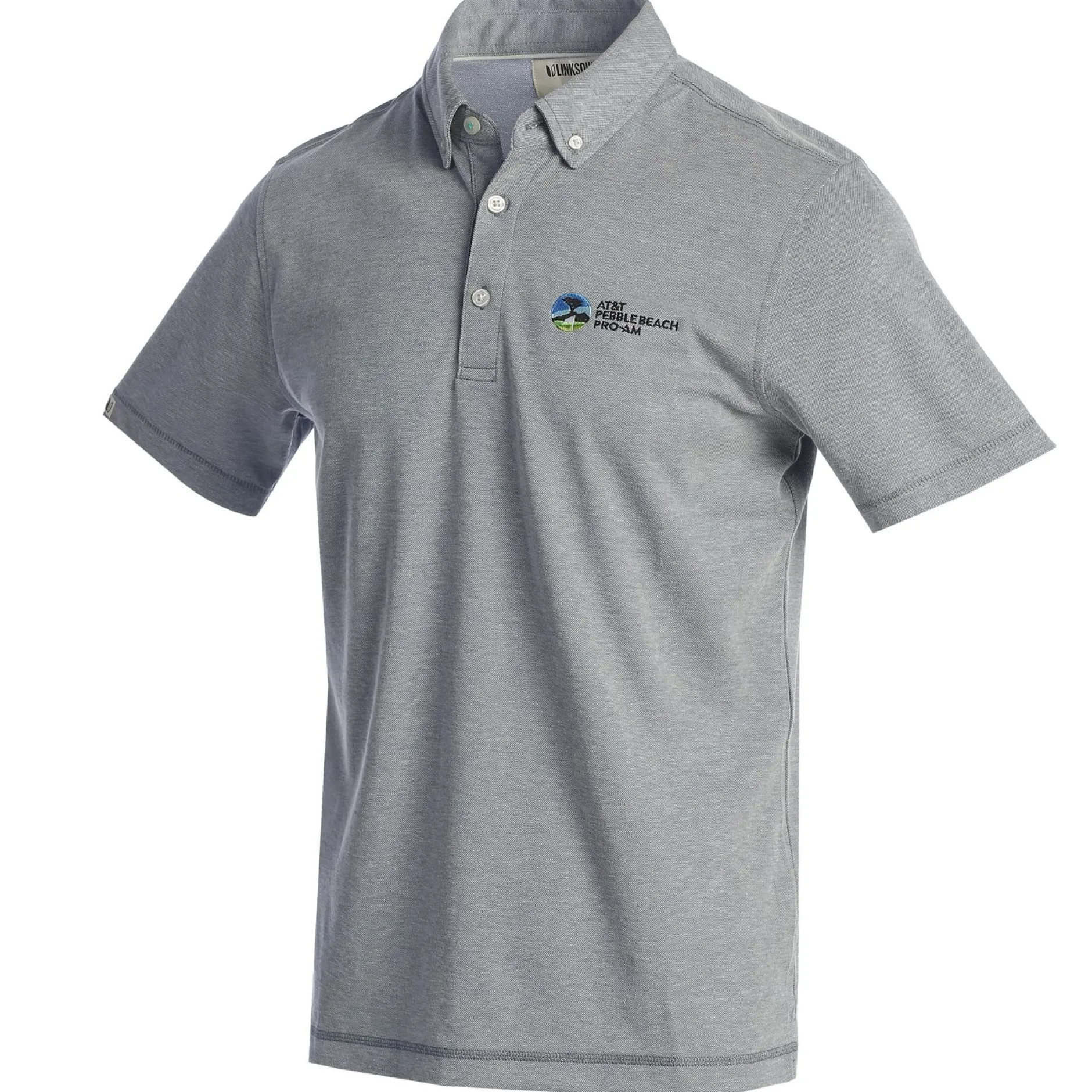 Men Pebble Beach At&T Pro-Am Oxford Polo By Linksoul
