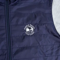Men Pebble Beach Full-Zip Hybrid Jacket By Footjoy