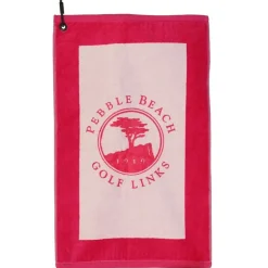 Pebble Beach Golf Links Towel In Pink
