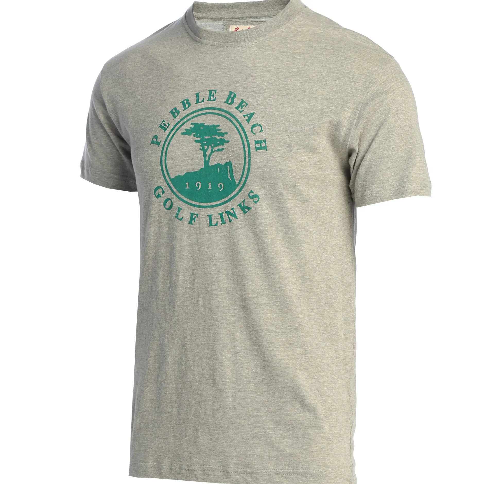 Men Pebble Beach Heather Comfort Logo Tee By American Needle