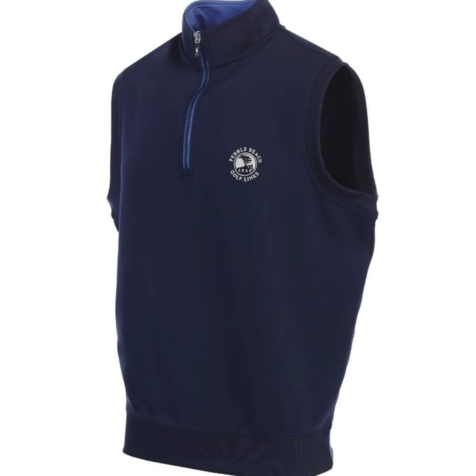 Men Pebble Beach Men's "Caves" 1/4 Zip Vest By Fairway & Greene