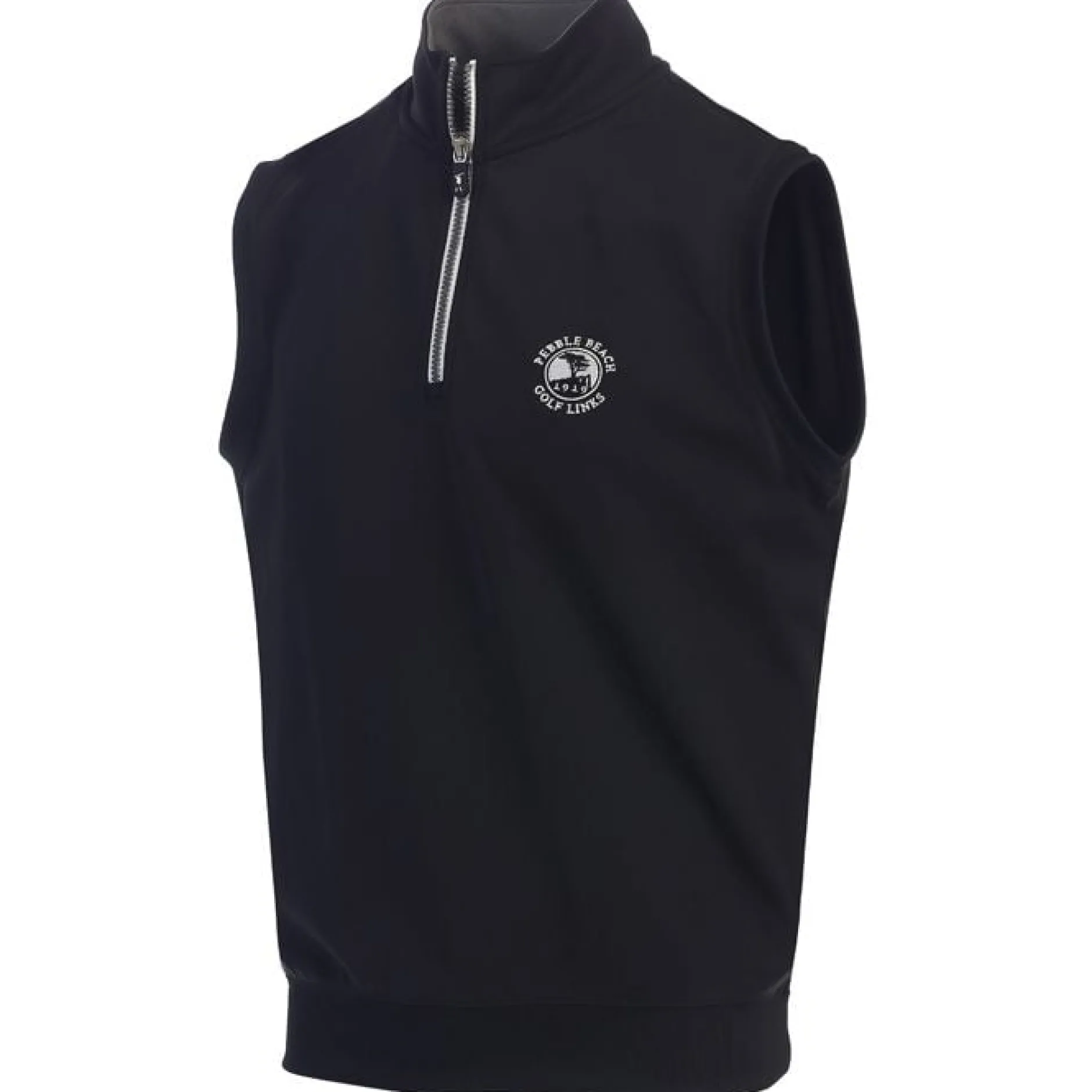 Men Pebble Beach Men's "Caves" 1/4 Zip Vest By Fairway & Greene