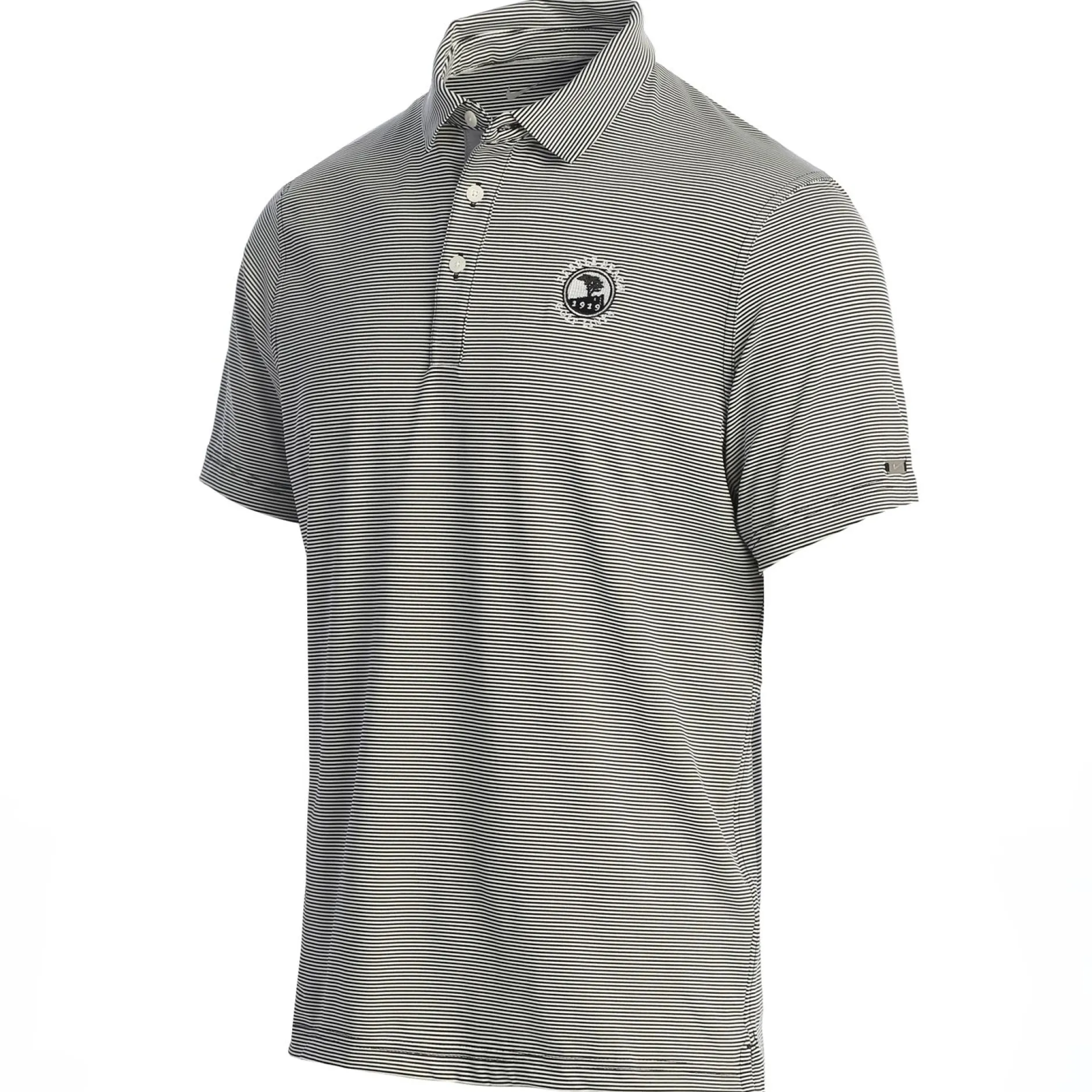 Men Pebble Beach Men's Dri-Fit Player Striped Polo By Nike