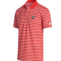 Men Pebble Beach Men's Dri-Fit Wide Stripe Polo By Nike