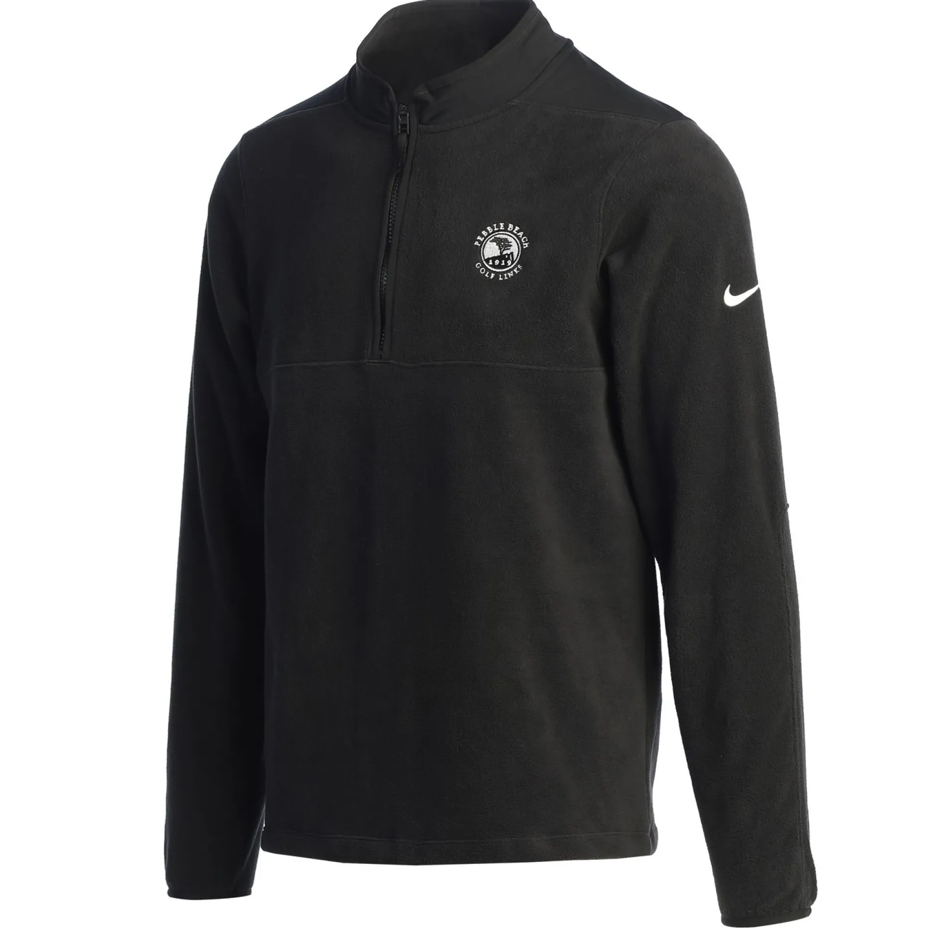 Men Pebble Beach Therma-Fit Fleece 1/2 Zip Pullover By Nike