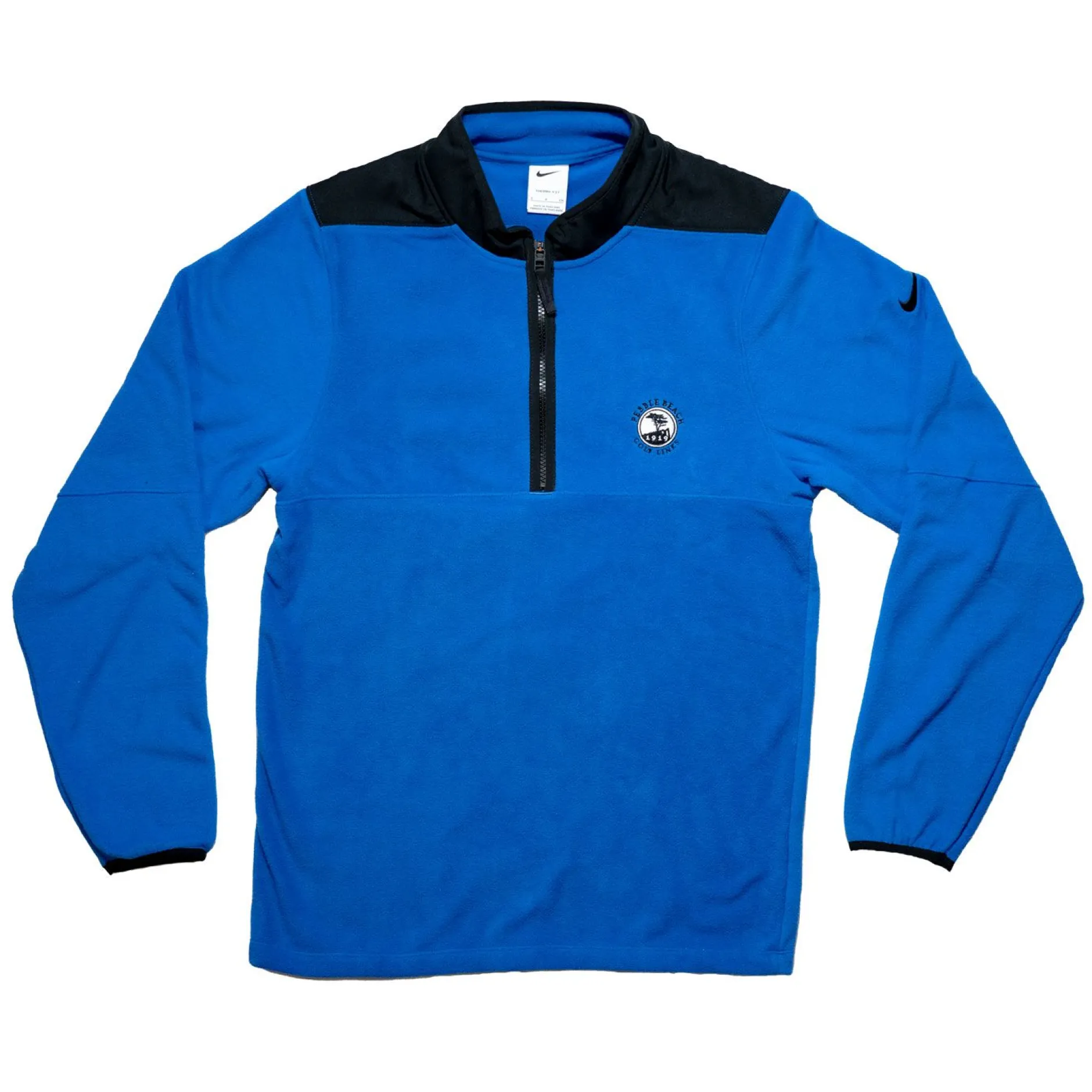 Men Pebble Beach Therma-Fit Fleece 1/2 Zip Pullover By Nike