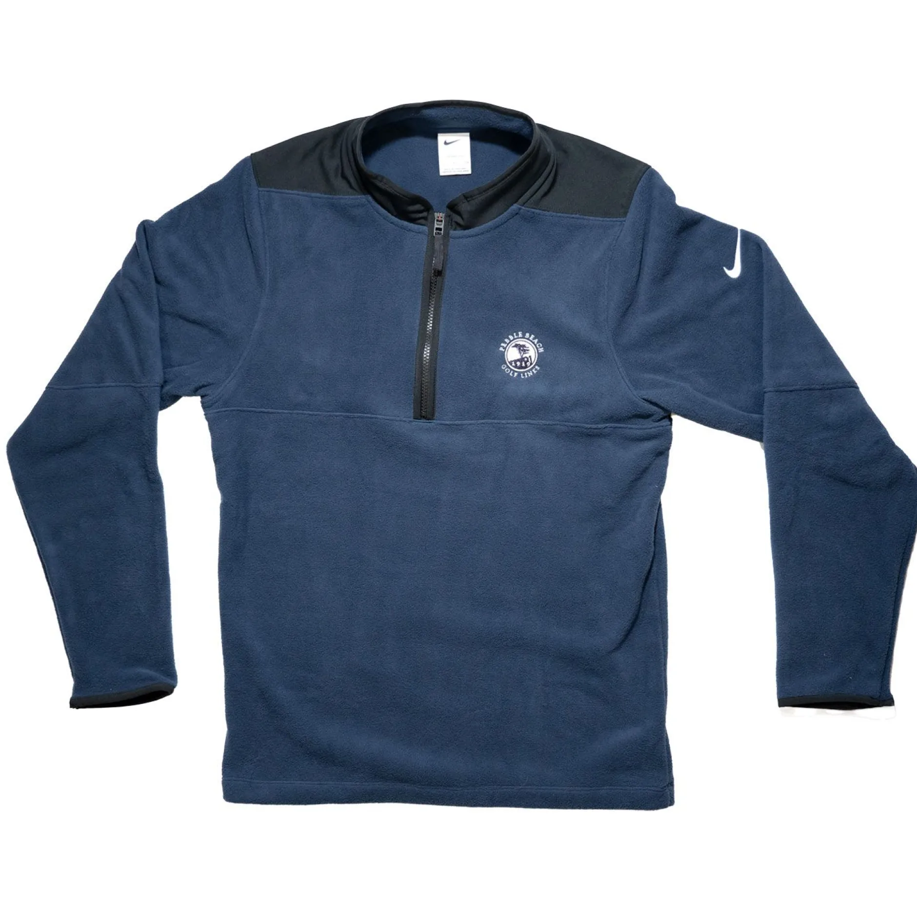 Men Pebble Beach Therma-Fit Fleece 1/2 Zip Pullover By Nike