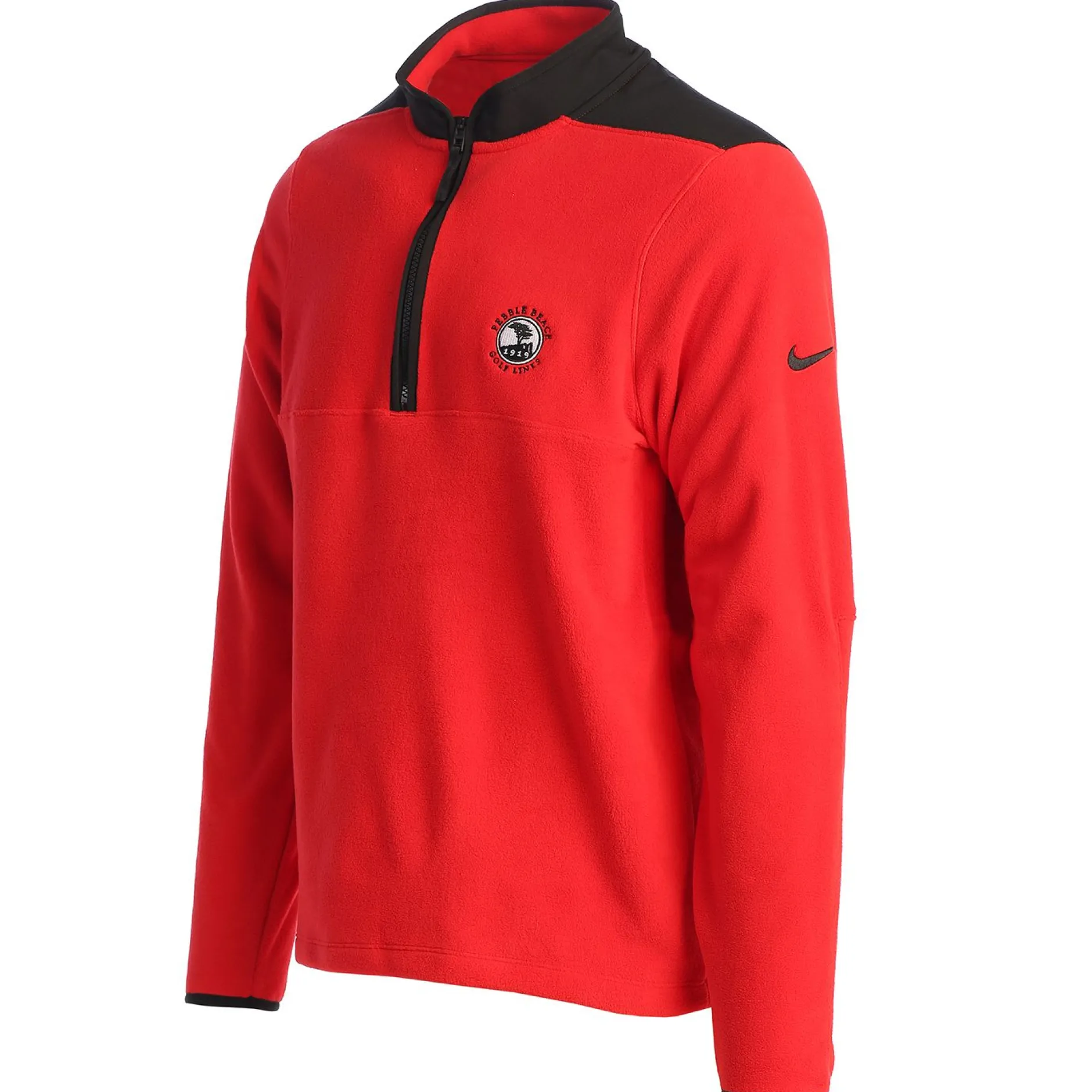 Men Pebble Beach Therma-Fit Fleece 1/2 Zip Pullover By Nike