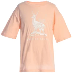 Kids Pebble Beach Youth Forest Stag Tee By American Needle