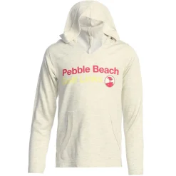 Kids Pebble Beach Youth Oatmeal Golf Links Hoodie By Garb