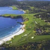 Pebble Beach Soaring By Joann Dost -Metal Print