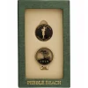 Pebble Beach Spanish Bay Bagpiper Hat Clip & Ball Marker Set