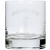Pebble Beach Spanish Bay Etched Double Old Fashioned Glass