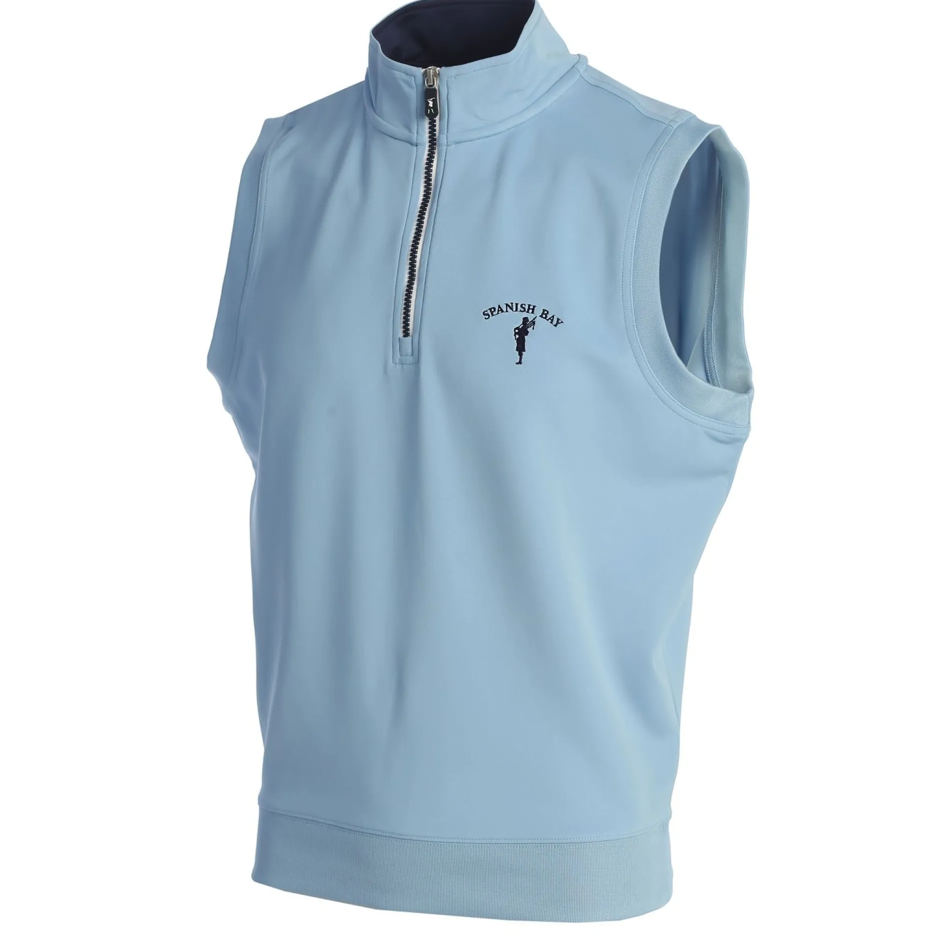 Men Pebble Beach Spanish Bay Men's "Caves" 1/4 Zip Vest By Fairway & Greene