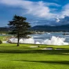 Pebble Beach Sunday Afternoon By Bart Keagy - Metal Print