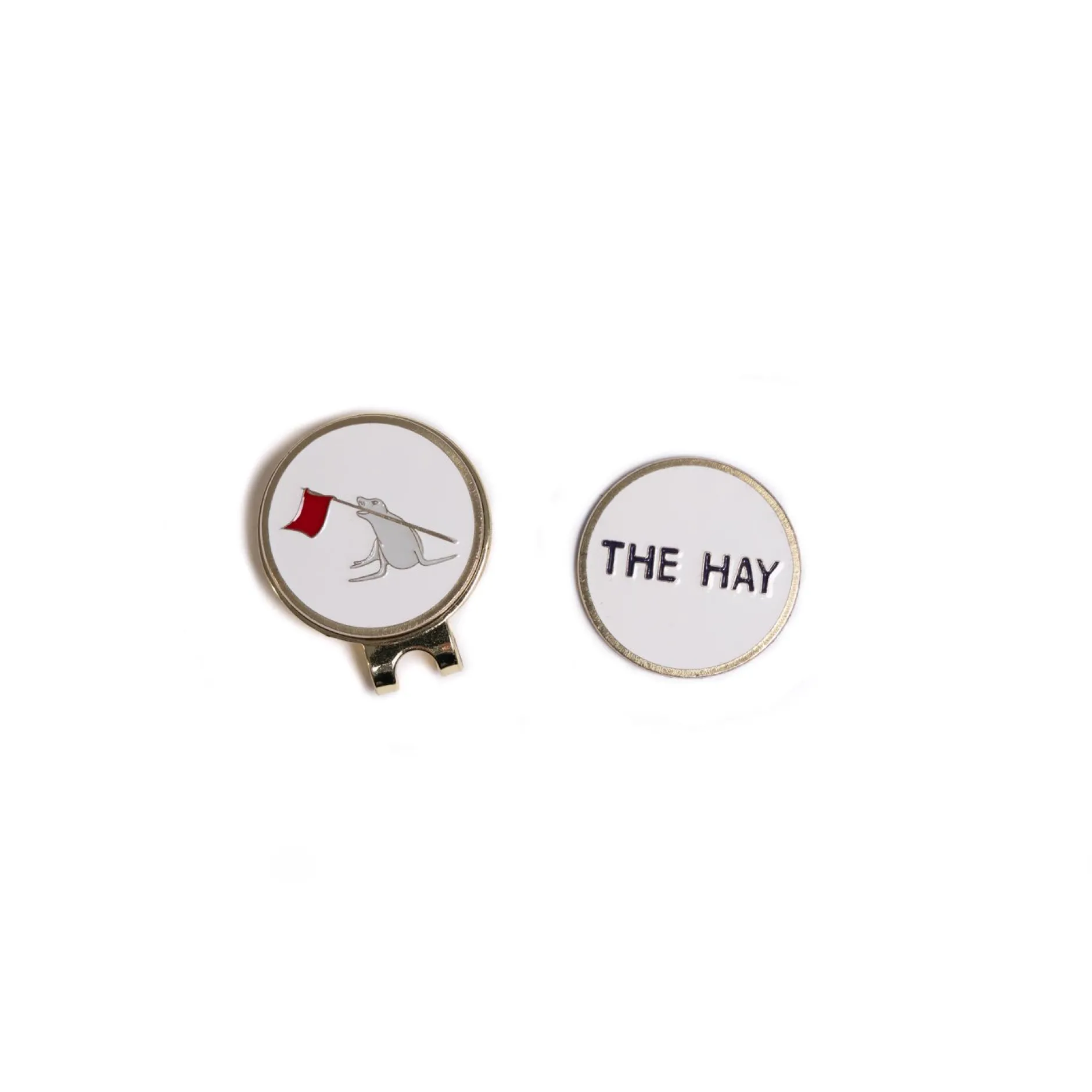 Pebble Beach The Hay Hat Clip & Ball Marker Set