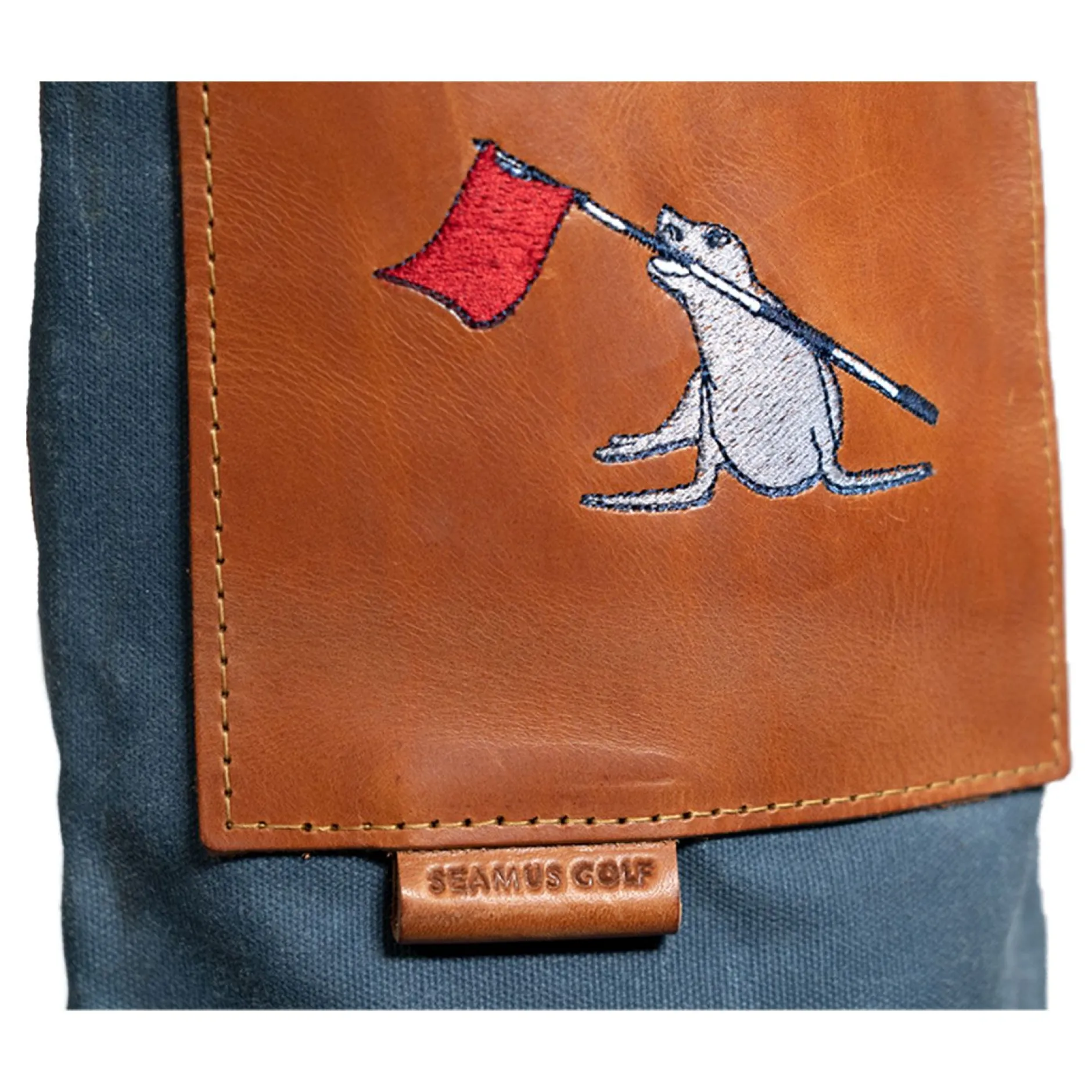 Pebble Beach The Hay Waxed Canvas Carry Bag By Seamus Golf